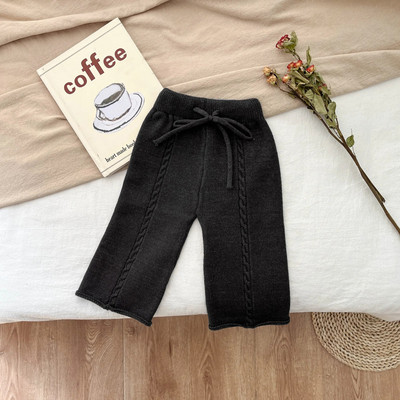 Sugar Băiat Bebeluș Toamnă Iarnă Leggings tricotați retro Fată Copii Pantaloni solizi calduri Casual Pantaloni de modă pentru nou-născut Haine pentru copii