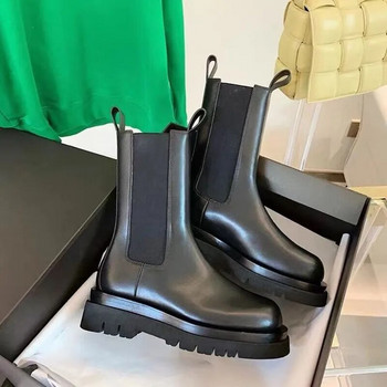 Ботуши Луксозен дизайн Дамски обувки Модни токчета BV Ботуши Марка Зимни обувки