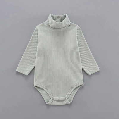 Body de iarnă pentru fetițe și băieți 3-24 luni Onesies cu mânecă lungă Lenjerie de corp din bumbac Moda guler înalt Îmbrăcăminte pentru bebeluși