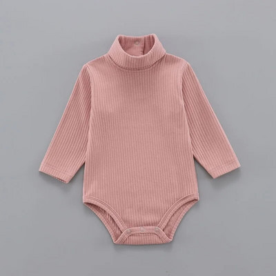Body de iarnă pentru fetițe și băieți 3-24 luni Onesies cu mânecă lungă Lenjerie de corp din bumbac Moda guler înalt Îmbrăcăminte pentru bebeluși
