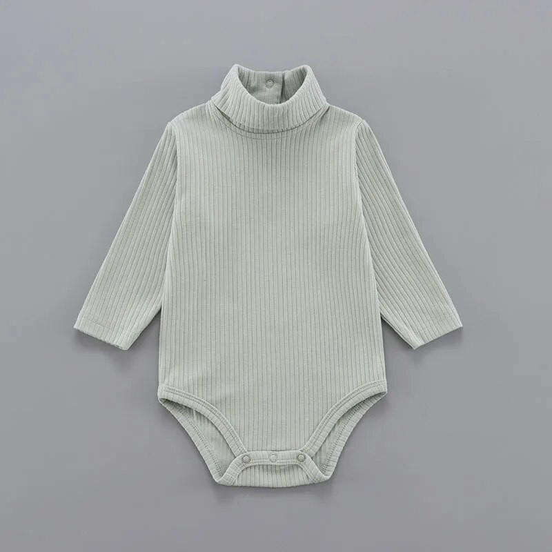 Χειμερινό κορμάκι για μωρά κορίτσια και αγόρια 3-24 μηνών μακρυμάνικο Onesies Βαμβακερά εσώρουχα μόδας Βρεφικά ρούχα με ψηλό γιακά