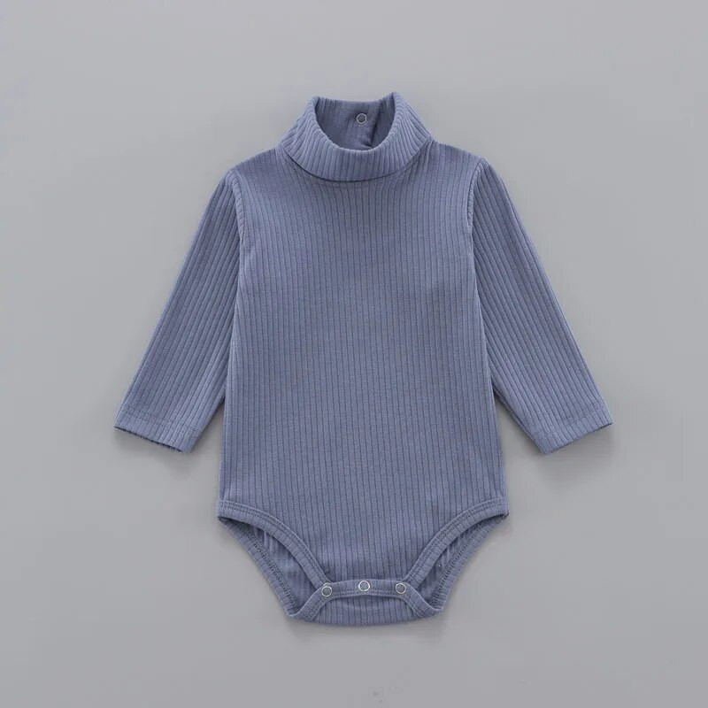 Χειμερινό κορμάκι για μωρά κορίτσια και αγόρια 3-24 μηνών μακρυμάνικο Onesies Βαμβακερά εσώρουχα μόδας Βρεφικά ρούχα με ψηλό γιακά