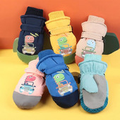 Copii noi Mănuși de schi pentru copii Mănuși de iarnă pentru zăpadă pentru băieți și fete Ski snowboard rezistent la vânt Impermeabil îngroșare mănușă Menține cald