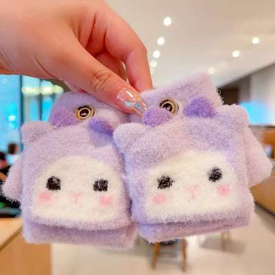 0-5-aastased talvelapsed armsad multifilmid, pehmed viie sõrmega kindad, tüdrukud, poisid, õues soojad kindad, lapsed, armsad kindad, labakindad