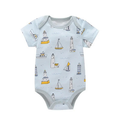 Unisex lühikeste varrukatega püksid poistele Tüdrukute riided 0-24M puuvillased ühes tükis bodyd vastsündinud imikutele Kombinesoonid Onesie