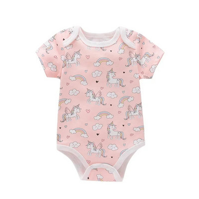 Unisex lühikeste varrukatega püksid poistele Tüdrukute riided 0-24M puuvillased ühes tükis bodyd vastsündinud imikutele Kombinesoonid Onesie