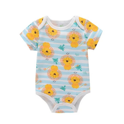 Unisex lühikeste varrukatega püksid poistele Tüdrukute riided 0-24M puuvillased ühes tükis bodyd vastsündinud imikutele Kombinesoonid Onesie