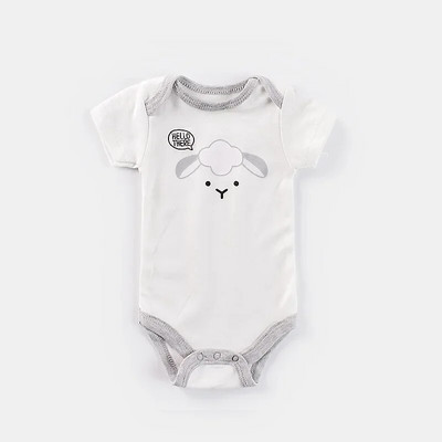 Unisex lühikeste varrukatega püksid poistele Tüdrukute riided 0-24M puuvillased ühes tükis bodyd vastsündinud imikutele Kombinesoonid Onesie