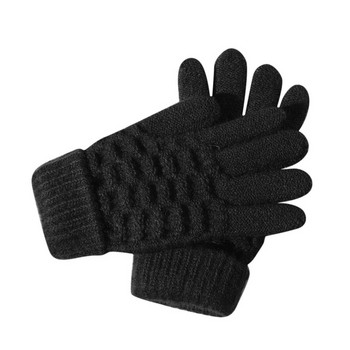 Παιδικά γάντια Χειμερινά Ζεστά Άνετα Μαλακά Πλεκτά Βελούδινο Ζακάρ Αξεσουάρ Ρούχων Πρακτικά Βολικά Παιδικά Γάντια