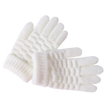 Παιδικά γάντια Χειμερινά Ζεστά Άνετα Μαλακά Πλεκτά Βελούδινο Ζακάρ Αξεσουάρ Ρούχων Πρακτικά Βολικά Παιδικά Γάντια