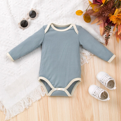 Nou-născut Bebeluși Fete Băieți Salopete Onesies Haine pentru bebeluși Bebeluși Copii mici Casual Moale cu mânecă lungă Salopetă Salopetă Topuri 0-3 ani