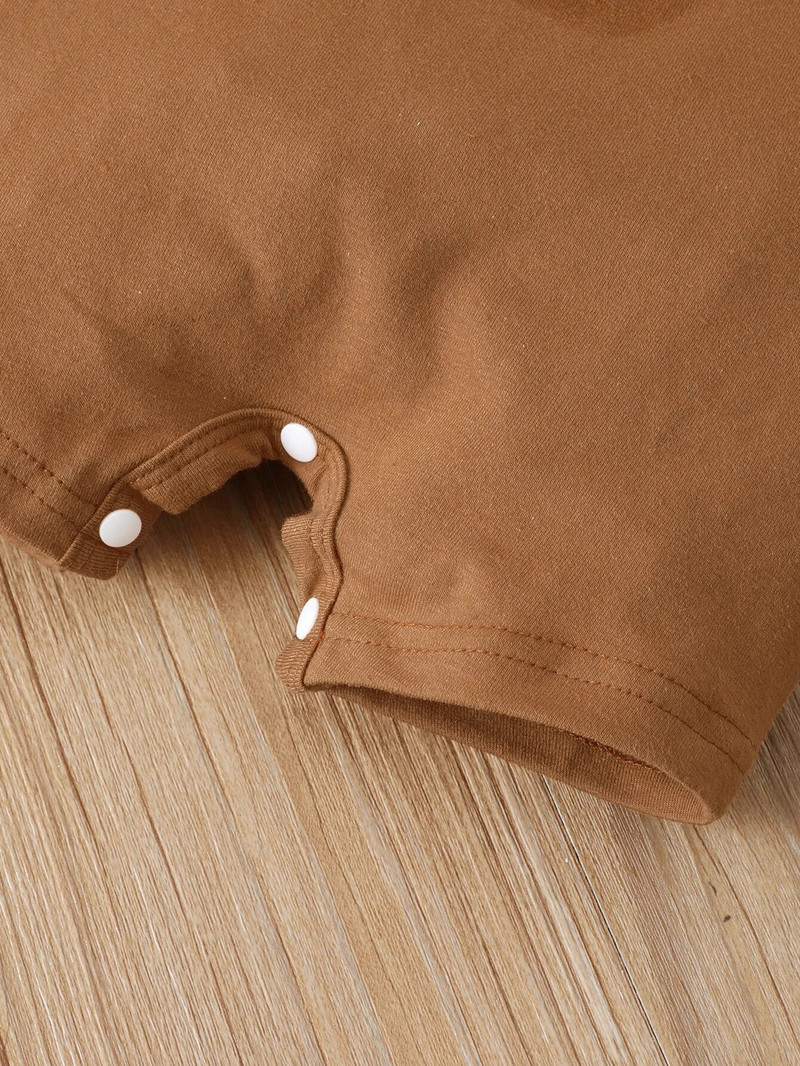 Haine pentru bebeluși nou-născut pentru sugari drăguți urși barcelă retro cu mâneci scurte body imprimat 2 buc salopete pentru bebeluș băiețel Jocuri de vară