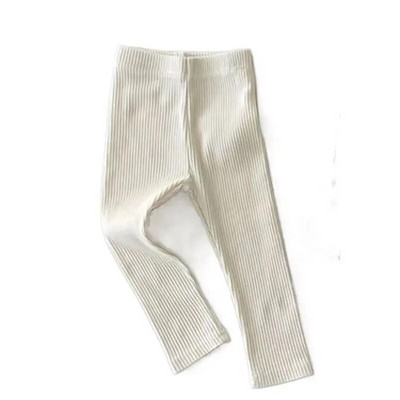 2022. aasta sügise beebipüksid, ühevärvilised elastsed vöökohad, soonikud, puuvillased säärised, pehmed mugavad pikad püksid, stiil, poisid, tüdrukud, riided
