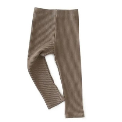 2022. aasta sügise beebipüksid, ühevärvilised elastsed vöökohad, soonikud, puuvillased säärised, pehmed mugavad pikad püksid, stiil, poisid, tüdrukud, riided