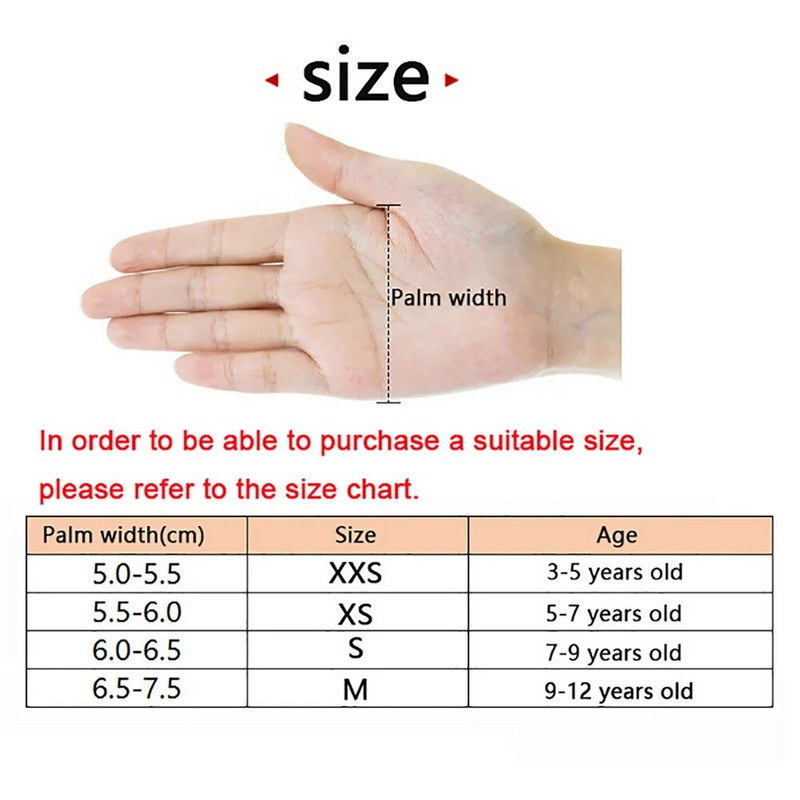 Lapsed, lapsed, uisutamine, tõukeratas, jalgratas, rattasõit, sõrmede täielik kaitse Kindad laste rattasõiduks.