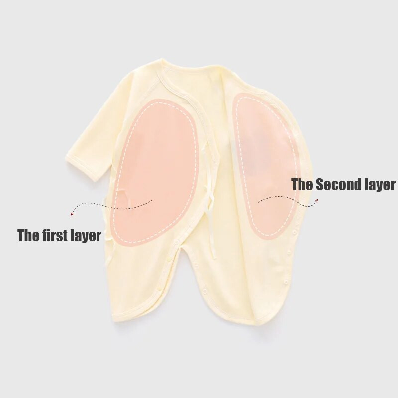 Body nou-născut 0-6M, primăvară toamnă, salopetă din bumbac pentru băieți, fete, desene animate, cu imprimeu de urs, salopetă coreeană nou-născută