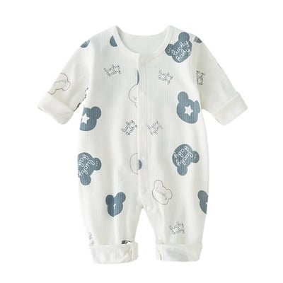 Newborn Baby Romper Autumn New 100% Cotton Girl Boy 0-9M Cute ανοιξιάτικα μακρυμάνικα μαλακά βρεφικά ρούχα