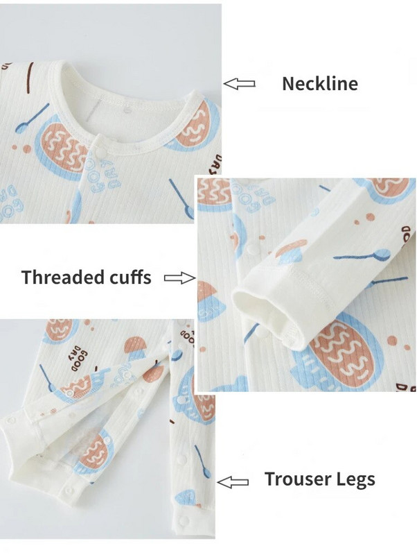 Vastsündinud beebi sügisvann, uus 100% puuvillane tüdrukute poiss 0-9 kuud armsad kevadised pikkade varrukatega pehmed imikute riided