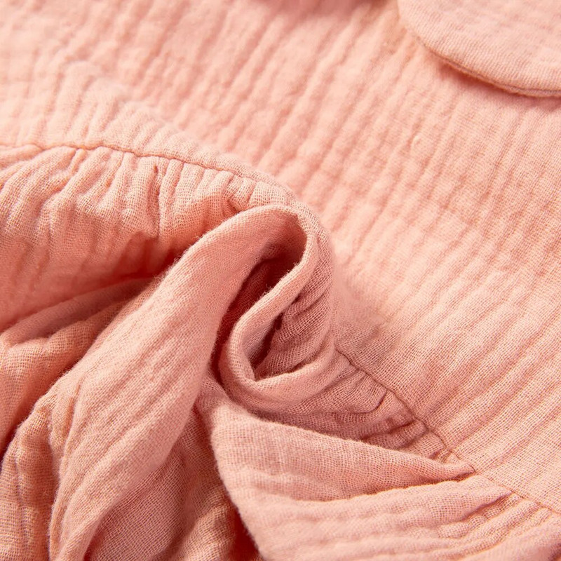 Beebi pikkade varrukatega trikoo, 0-24M 100% puuvillane lina, vaba vabaaja kolmnurkne ronimisülikond vastsündinule beebitüdrukule armas kombinesoon