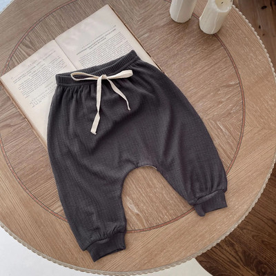 Ținute de toamnă nou-născut sugari cu dungi Leggings băieți fată pentru bebeluși pantaloni casual largi Bumbac uni pantaloni la modă simpli