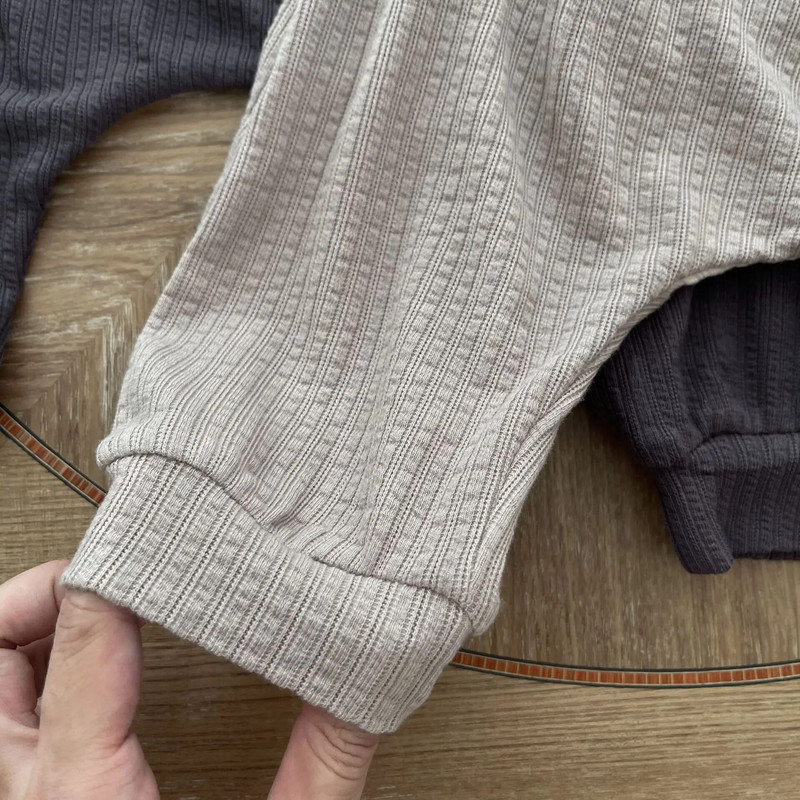 Sügisrõivad Vastsündinu Pit Triibulised Retuusid Poiss Tüdruk Beebi lahtised vabaaja püksid Väikelaps Puuvillane Solid Lihtsad Moodsad Püksid