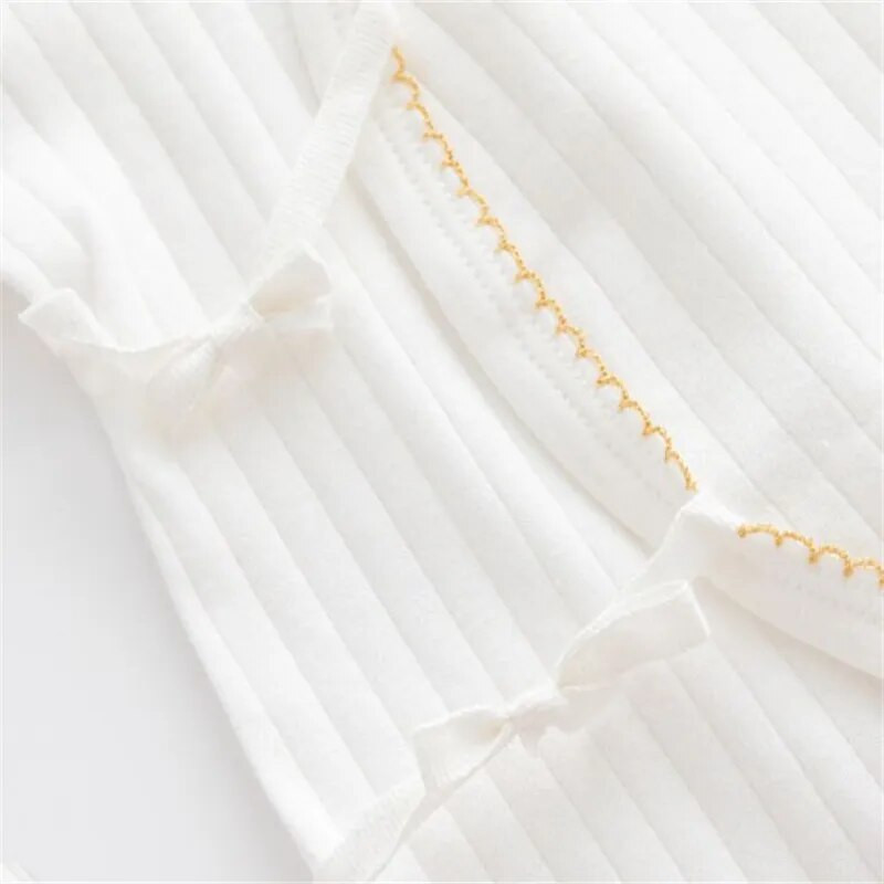 Lawadka 0-6M Kevad beebid Tüdrukud Poisid Puuvillane Valged Riided Tüdrukutele Mood Imikute Jumpsuit vastsündinud beebidele 0-3 M