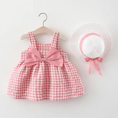 1-3 ani fete rochie imprimeu pentru bebeluși rochii noi de vară la modă fustă florală fără mâneci rochie casual cu imprimare până la genunchi pentru copii