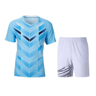 Uniforme sportive pentru bărbați Confort cool Tenis de badminton Mâneci scurte Tenis de masă pentru bărbați și femei Costum respirabil Tricou cu gât rotund