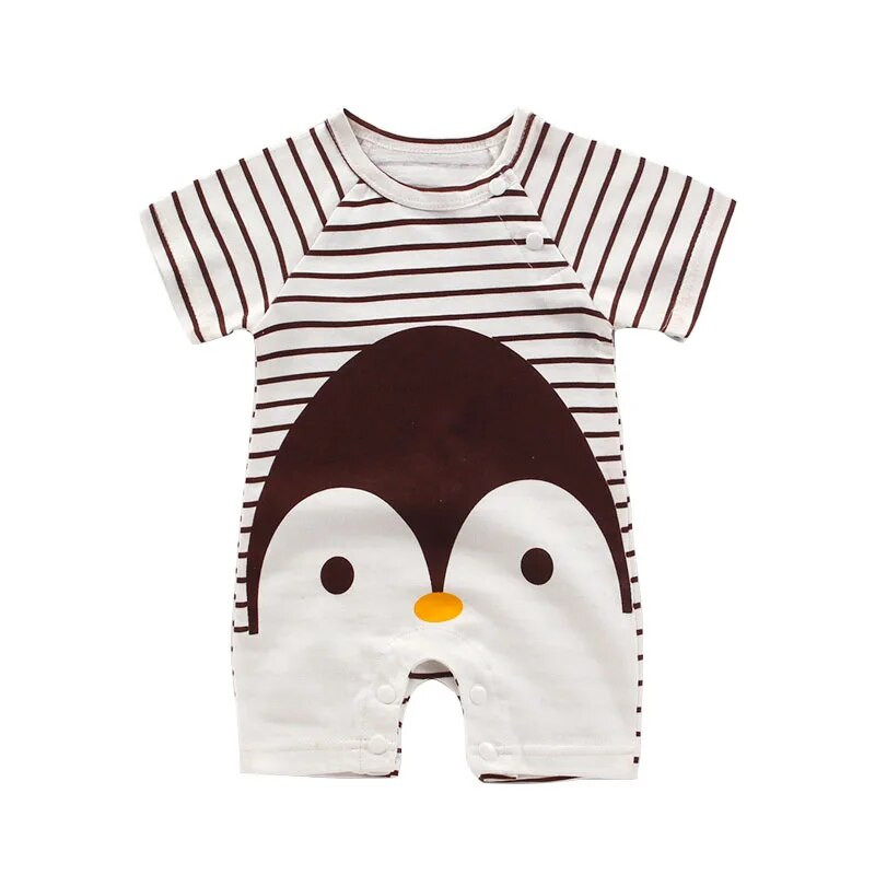 Vastsündinu riided tüdrukule poisile 100% puuvillane kostüüm suvine lühikeste varrukatega püksid 0-12 kuu imiku väikelapse pidžaama ühes tükis