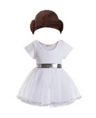 Salopeta pentru bebelusi Rey Costum pentru copii rochie pentru bebe rey leia r2d2 costum darth vador bb8 rochie pentru bebelusi costum leia pentru bebelusi bb-8 palarie printesa leia