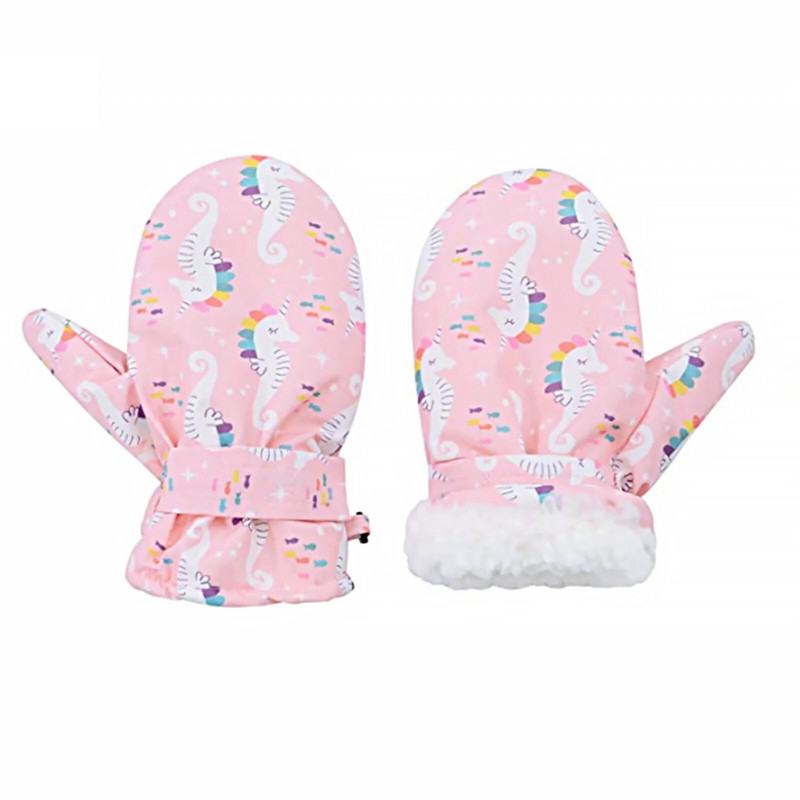 Παιδικά γάντια κινουμένων σχεδίων Soft Snow Winter Gloves Toddler Snow Cartoon αδιάβροχα γάντια για παιδιά Βρεφικά χειμωνιάτικα γάντια για κορίτσια αγόρια