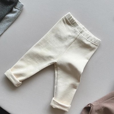 Tavaszi őszi babanadrágok meleg pamut kötött fiú lányok karcsú nadrágok tipegő harisnya gyerekeknek legging baba nadrágok 1-7 éves babacuccok