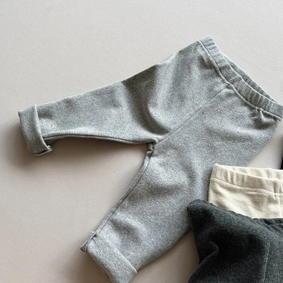 Tavaszi őszi babanadrágok meleg pamut kötött fiú lányok karcsú nadrágok tipegő harisnya gyerekeknek legging baba nadrágok 1-7 éves babacuccok