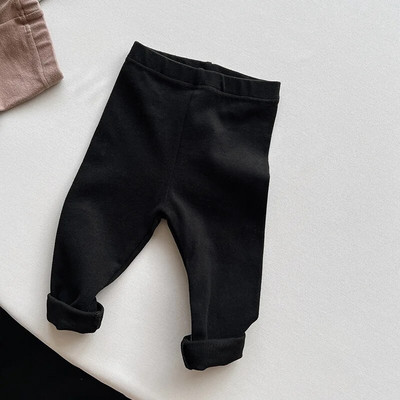 Tavaszi őszi babanadrágok meleg pamut kötött fiú lányok karcsú nadrágok tipegő harisnya gyerekeknek legging baba nadrágok 1-7 éves babacuccok