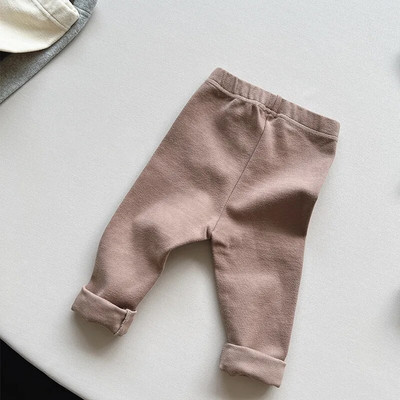 Tavaszi őszi babanadrágok meleg pamut kötött fiú lányok karcsú nadrágok tipegő harisnya gyerekeknek legging baba nadrágok 1-7 éves babacuccok