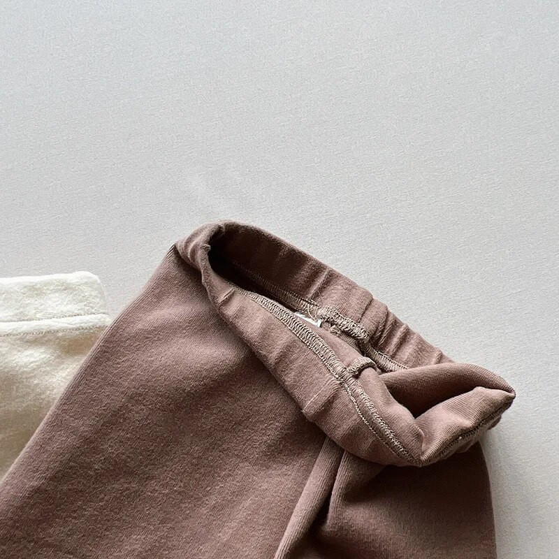 Tavaszi őszi babanadrágok meleg pamut kötött fiú lányok karcsú nadrágok tipegő harisnya gyerekeknek legging baba nadrágok 1-7 éves babacuccok