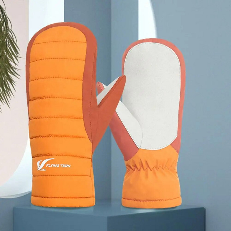 1 paar lastele veekindlad lumekindad Suusakindad Fliisvooder poistele Tüdrukutele Külma ilmaga välistingimustes kasutatavad termokindad