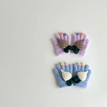 6M-2Y Fashion Kids Πλεκτά Γάντια Ζεστά χειμωνιάτικα γάντια Παιδικά Stretch Γάντια Βρεφικά αξεσουάρ για αγόρι κορίτσι