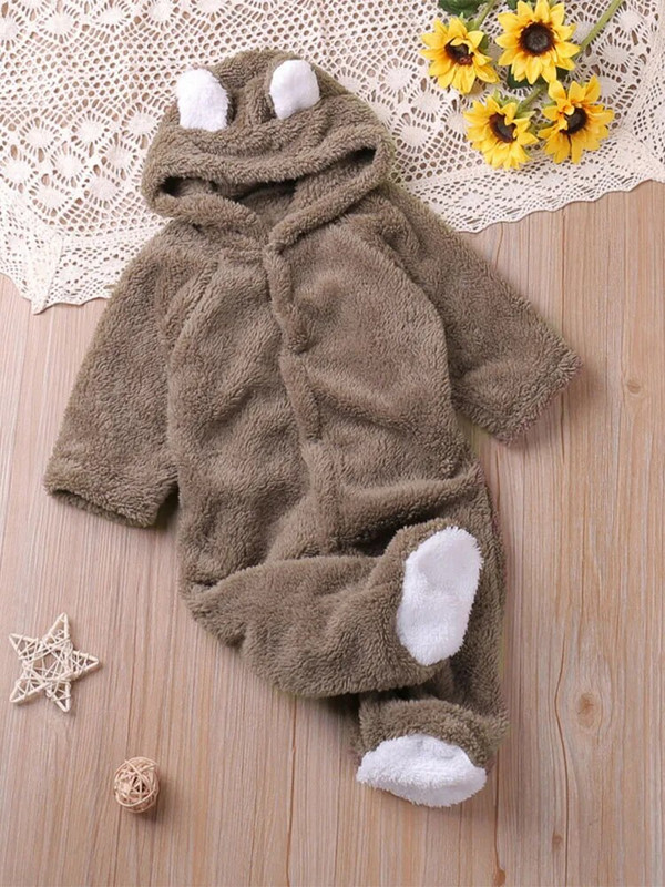 Vastsündinud Beebi püksid Kevad sügis, soe fliis Tüdrukute kostüüm Toddle Riietus Loomade Üldine Beebi Välisriided Kombinesid