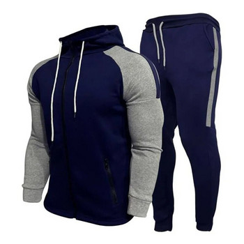 2023 Нов мъжки пуловер Палто Спортен комплект панталони Спортен ежедневен готин комплект Дрехи и панталони