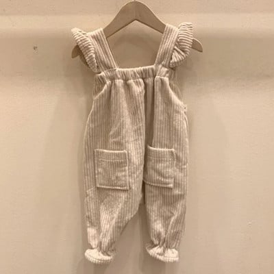 Kisgyermek lányok Romper Corduroy Playsuit Jumpsuits overál gyerekeknek