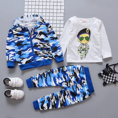 Drabužių rinkiniai kūdikiams berniukams 2023 m. pavasario vaikams animacinių filmų dinozaurų rūbai gimtadienio progai kostiumai madingi marškiniai + kelnės 3 vnt.