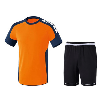 Badminton Tennis κοντά μανίκια σορτς γεωμετρικής σχεδίασης Δημοφιλή ανδρικά και γυναικεία αθλητικά άνετα σετ δύο τεμαχίων