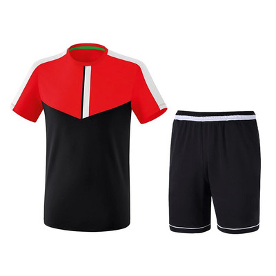 Badminton Tennis κοντά μανίκια σορτς γεωμετρικής σχεδίασης Δημοφιλή ανδρικά και γυναικεία αθλητικά άνετα σετ δύο τεμαχίων