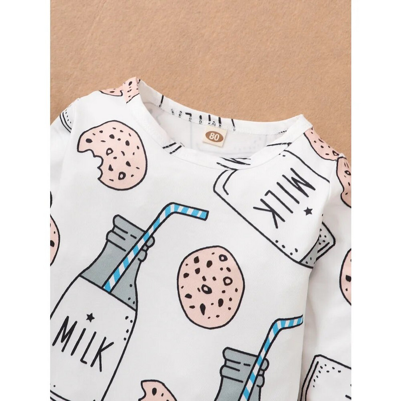 2022 haine pentru bebeluși de la 0 la 12 luni pentru băieți și fete salopete pentru bebeluși din bumbac drăguț biberon cu mânecă lungă pentru nou-născut pentru băieți.