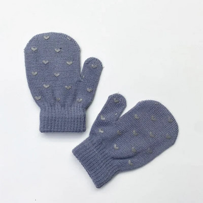 1 pereche de mănuși de desene animate, anti-prindere, caldă, mănuși de protecție pentru bebeluși, drăguț, unisex, fete, băieți, stea, inimă, nou-născut, dragoste, față, mănuși pentru copii