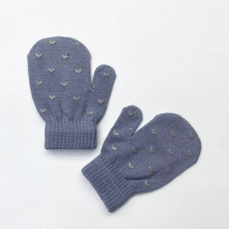 1 paar multifilmikindaid haardevastaselt soojad beebikaitse kindad armsad unisex tüdrukud poisid tähesüda vastsündinu armastus nägu lastele kindad