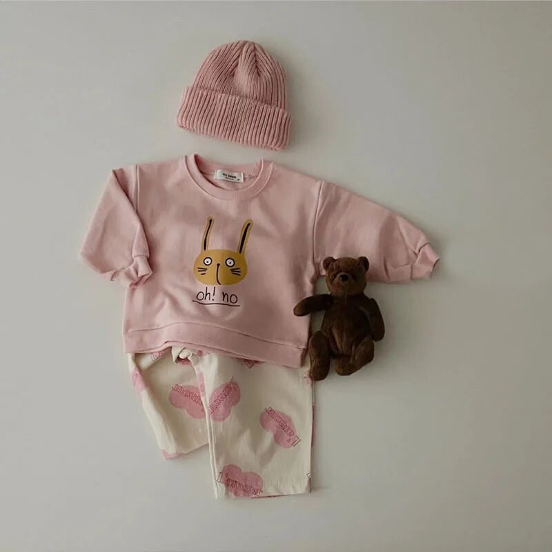 2023. aasta suvi, uued beebipüksid, vabad püksid, armsad jänku-südameprintsiga tüdrukud, kõrge vöökohaga vabaaja püksid, puuvillased imikute haaremipüksid, beebiriided