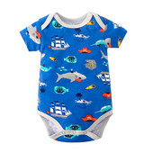 Baby Romper Νεογέννητα Βρεφικά Αγόρια Κοριτσίστικα Ρούχα Εκτύπωση Βρεφική φόρμα για μωρά Cute casual μωρό φορμάκι
