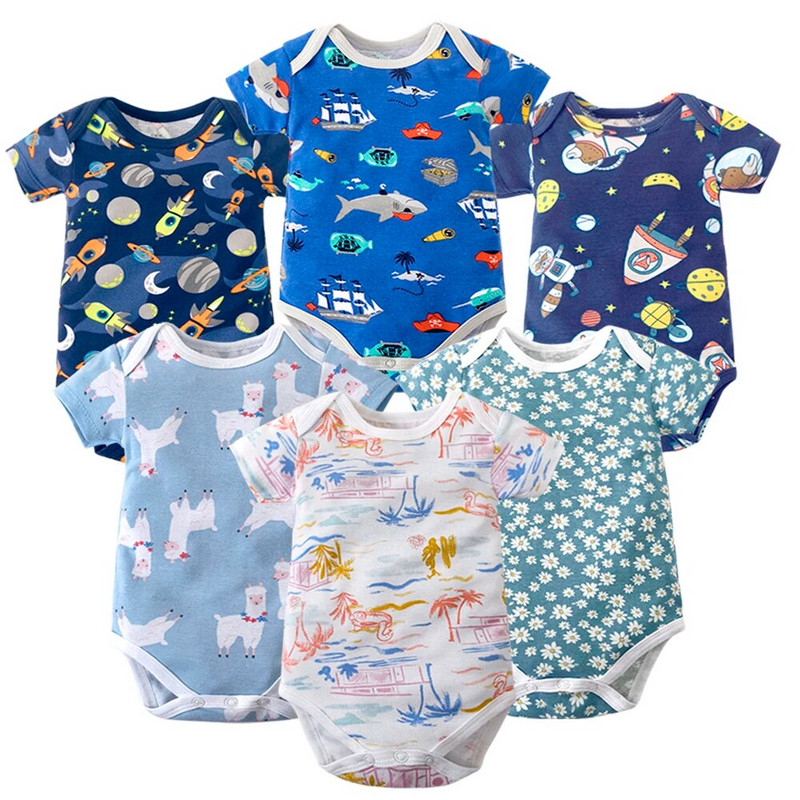 Baby Romper Νεογέννητα Βρεφικά Αγόρια Κοριτσίστικα Ρούχα Εκτύπωση Βρεφική φόρμα για μωρά Cute casual μωρό φορμάκι